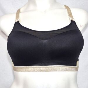 34DD Victoria's Secret VICTORIA Sport‎ Sports Bra Gold & Black